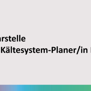 Lehrstelle als Kältesystem-Planer/in EFZ bei KAPAG