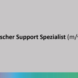 KAPAG, Technischer Support Spezialist