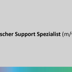 KAPAG Technischer Support Spezialist
